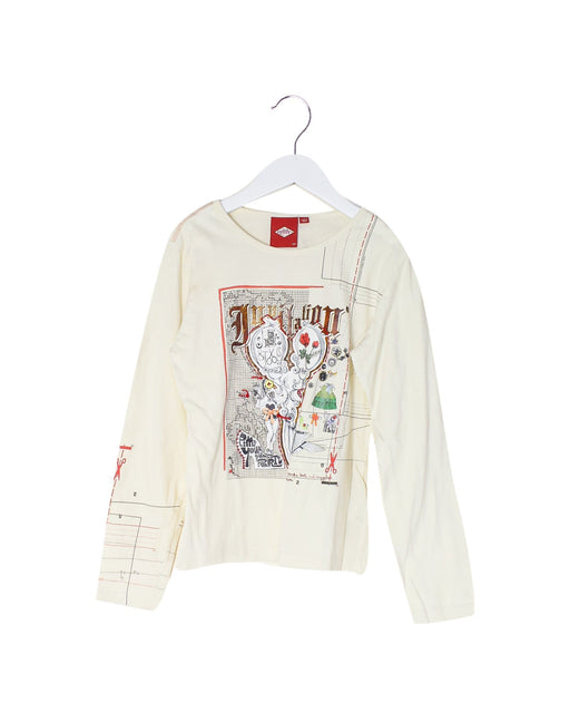 A Ivory Long Sleeve Tops from Oilily in size 10Y for girl. (Front View)