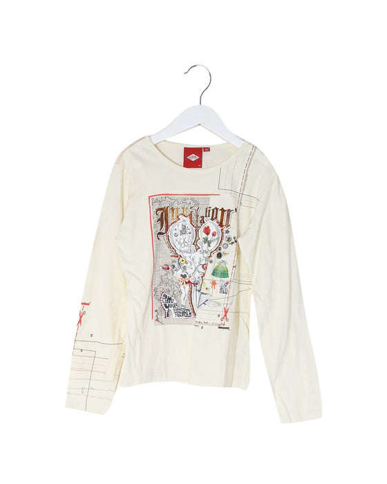 A Ivory Long Sleeve Tops from Oilily in size 10Y for girl. (Front View)