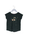 A Green Short Sleeve T Shirts from Bonpoint in size 4T for girl. (Front View)
