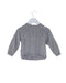 A Grey Cardigans from Wedoble in size 6-12M for boy. (Back View)