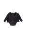 A Purple Long Sleeve Bodysuits from Velveteen in size 0-3M for girl. (Back View)