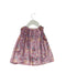 A Pink Sleeveless Dresses from Velveteen in size 3-6M for girl. (Back View)