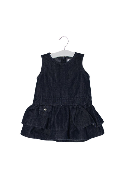 A Navy Sleeveless Dresses from DKNY in size 6-12M for girl. (Front View)