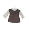 A Purple Long Sleeve Tops from Noukie's in size 0-3M for girl. (Front View)