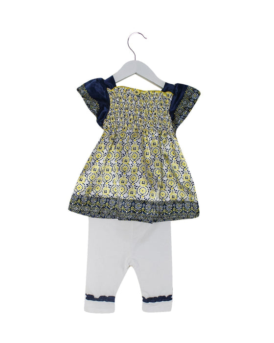 A Yellow Casual Pants from Nicole Miller in size 6-12M for girl. (Back View)