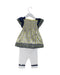 A Yellow Casual Pants from Nicole Miller in size 6-12M for girl. (Back View)