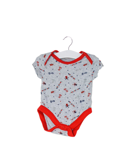 A Grey Short Sleeve Bodysuits from Early Days in size 0-3M for boy. (Front View)