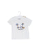 A White Short Sleeve T Shirts from Absorba in size 3-6M for girl. (Front View)