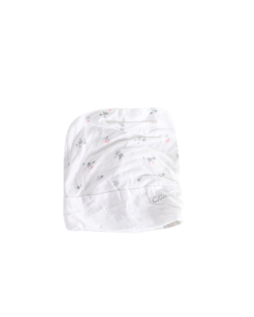A White Beanies from Chicco in size 0-3M for girl. (Front View)