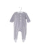 A Grey Onesies from Jacadi in size 3-6M for girl. (Front View)