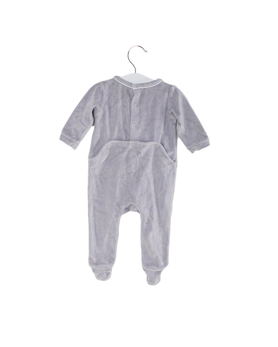 A Grey Onesies from Jacadi in size 3-6M for girl. (Back View)