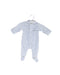 A Blue Onesies from Jacadi in size 0-3M for neutral. (Front View)