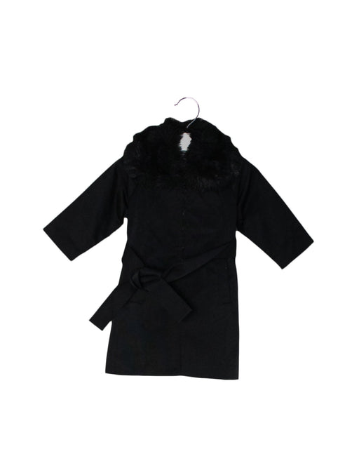 A Black Coats from Nicholas & Bears in size 6-12M for girl. (Front View)