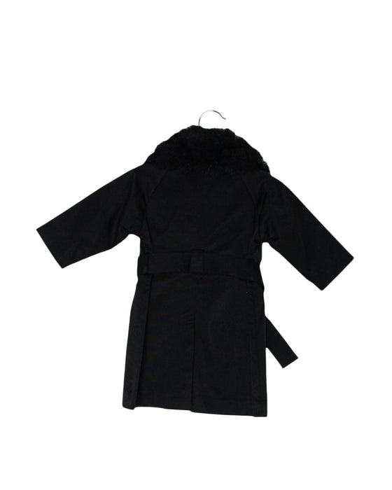 A Black Coats from Nicholas & Bears in size 6-12M for girl. (Back View)