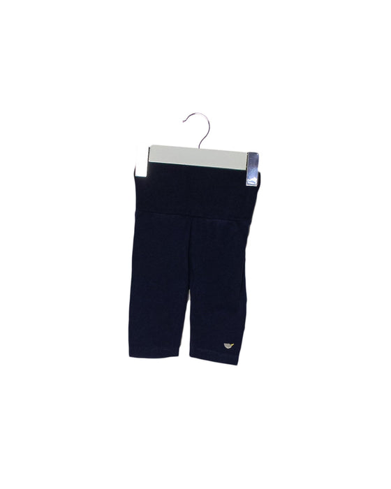 A Navy Sweatpants from Steiff in size 0-3M for girl. (Front View)