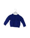 A Blue Cardigans from Steiff in size 3-6M for girl. (Front View)