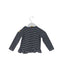 A Navy Long Sleeve Tops from Steiff in size 6-12M for girl. (Back View)