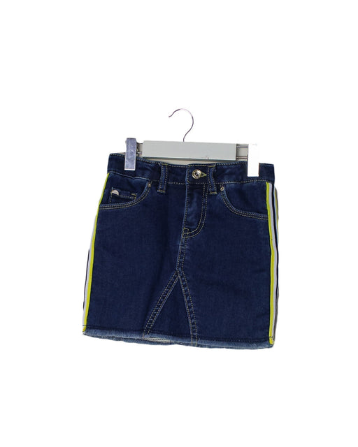 A Blue Short Skirts from IKKS in size 4T for girl. (Front View)