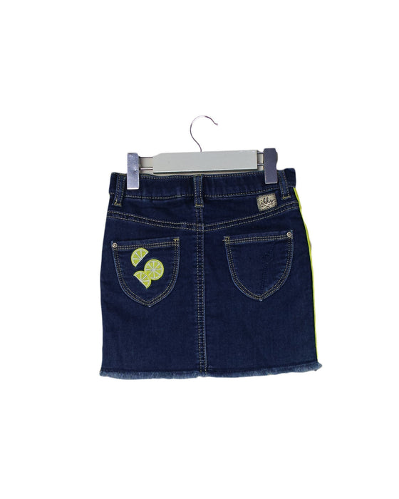 A Blue Short Skirts from IKKS in size 4T for girl. (Back View)