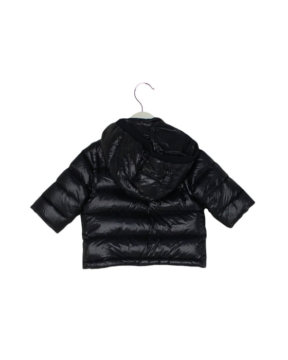 A Black Puffer/Quilted Jackets from Nicholas & Bears in size 6-12M for neutral. (Back View)