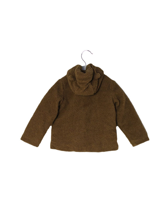 A Brown Coats from Petit Bateau in size 4T for neutral. (Back View)