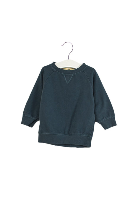 A Blue Sweatshirts from Gray Label in size 18-24M for boy. (Front View)