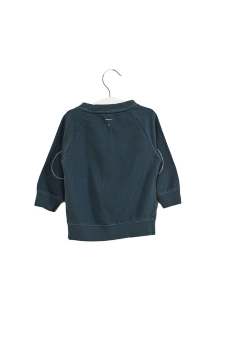 A Blue Sweatshirts from Gray Label in size 18-24M for boy. (Back View)