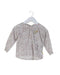 A Grey Long Sleeve Tops from Steiff in size 6-12M for girl. (Front View)