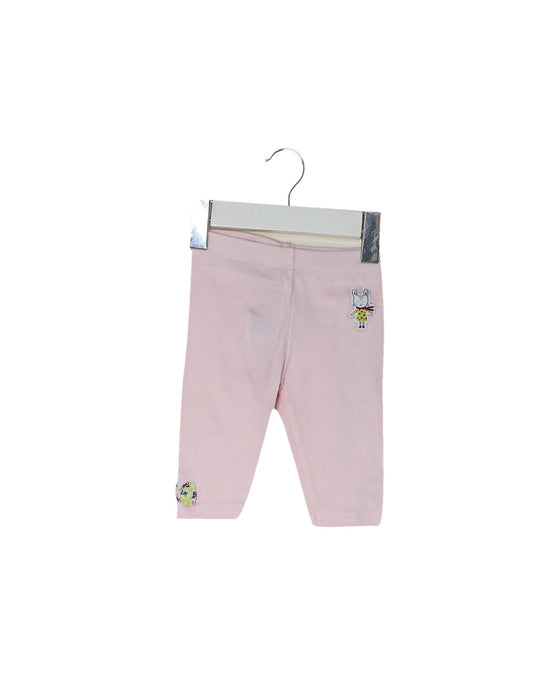 A Pink Leggings from La Compagnie des Petits in size 0-3M for girl. (Front View)