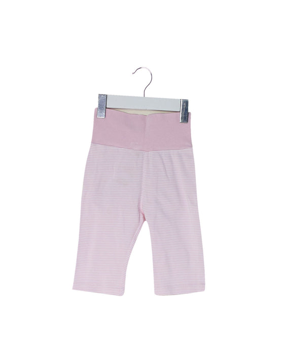 A Pink Casual Pants from Steiff in size 0-3M for girl. (Front View)
