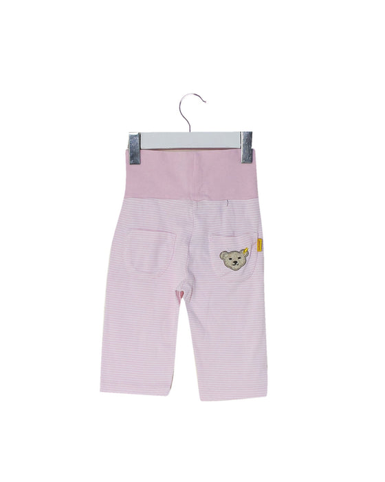 A Pink Casual Pants from Steiff in size 0-3M for girl. (Back View)