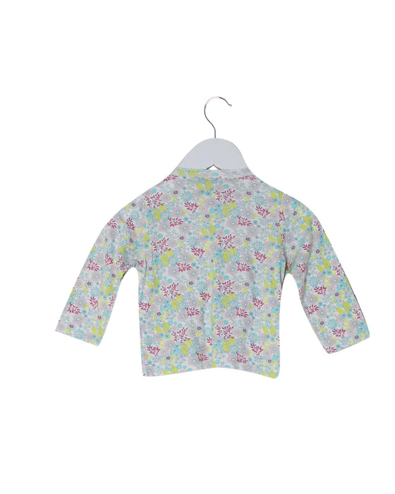 A Multicolour Long Sleeve Tops from Petit Bateau in size 6-12M for girl. (Back View)