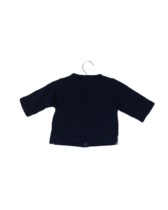 A Navy Cardigans from Jacadi in size 0-3M for boy. (Back View)
