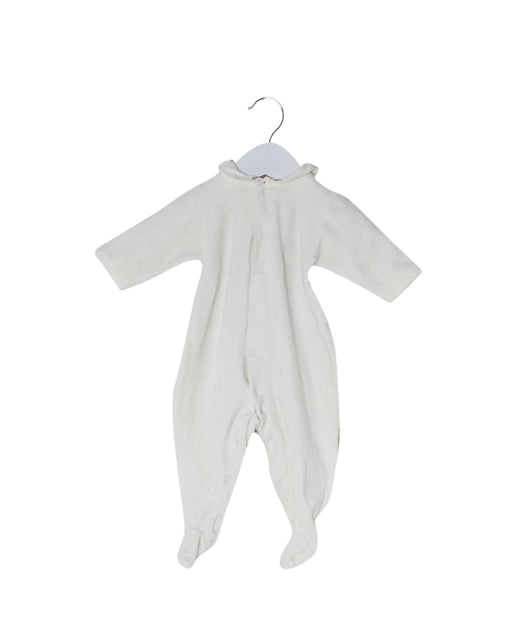 A Ivory Long Sleeve Jumpsuits from Bonpoint in size 0-3M for girl. (Front View)