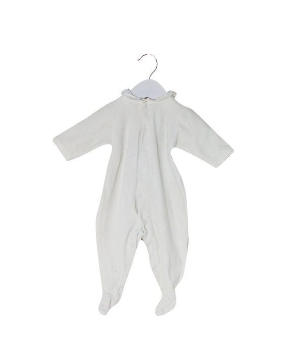 A Ivory Long Sleeve Jumpsuits from Bonpoint in size 0-3M for girl. (Front View)
