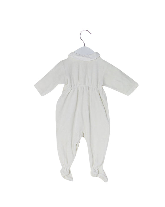 A Ivory Long Sleeve Jumpsuits from Bonpoint in size 0-3M for girl. (Back View)