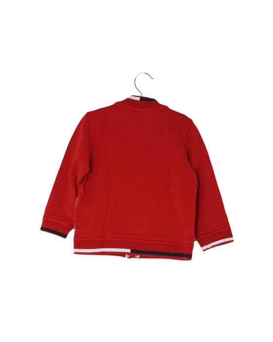 A Red Lightweight Jackets from Armani in size 12-18M for boy. (Back View)