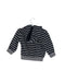 A Navy Zippered Sweatshirts from Petit Bateau in size 3-6M for boy. (Back View)