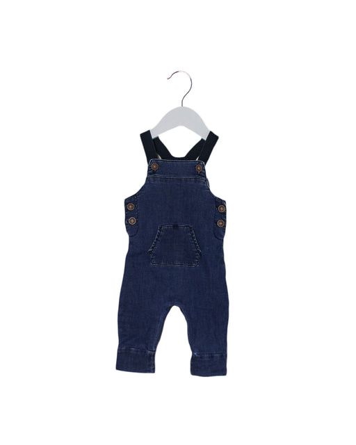 A Blue Long Overalls from Mamas & Papas in size 3-6M for boy. (Front View)