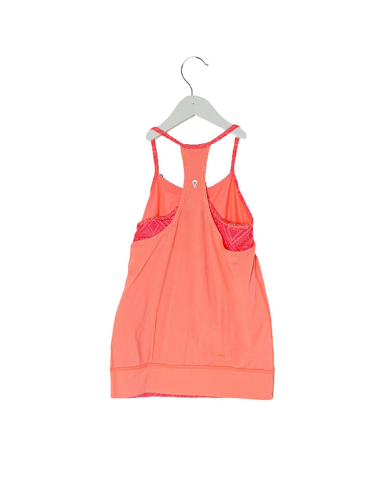 A Orange Active Tops from Ivivva in size 10Y for girl. (Back View)