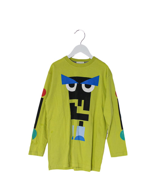A Yellow Long Sleeve Tops from Fendi in size 8Y for boy. (Front View)
