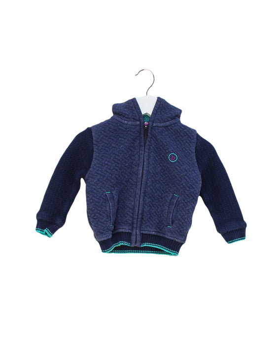 A Navy Lightweight Jackets from Baker by Ted Baker in size 6-12M for boy. (Front View)