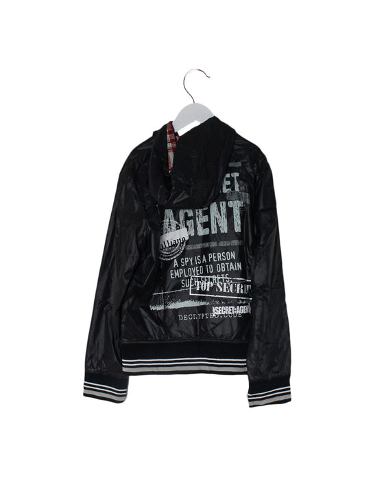 A Black Lightweight Jackets from John Galliano in size 10Y for boy. (Back View)