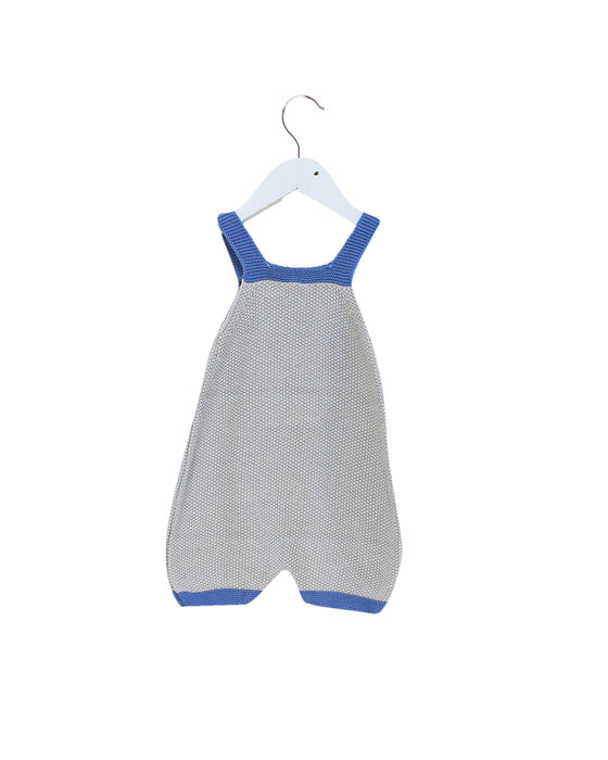 A Grey Long Overalls from Pepa & Co. in size 3-6M for boy. (Back View)