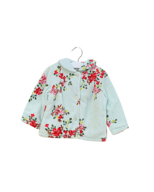 A Blue Lightweight Jackets from Kingkow in size 12-18M for girl. (Front View)