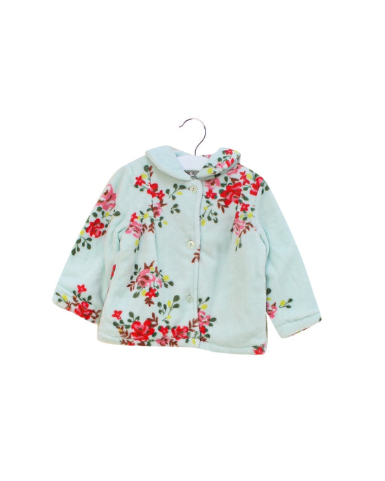 A Blue Lightweight Jackets from Kingkow in size 12-18M for girl. (Front View)