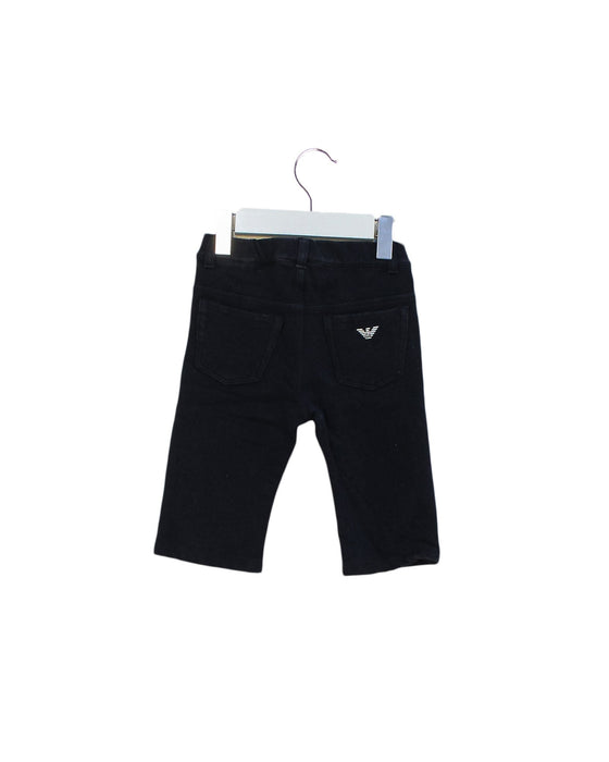 A Black Casual Pants from Armani in size 3-6M for boy. (Back View)