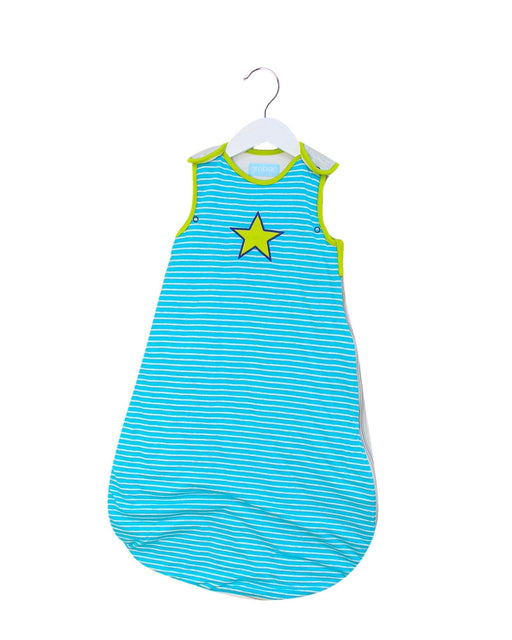 A Blue Sleepsacs from The Gro Company in size 0-3M for neutral. (Front View)