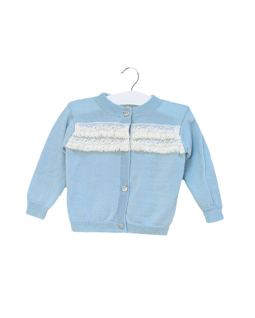 A Blue Cardigans from Nicholas & Bears in size 3-6M for girl. (Front View)