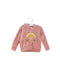 A Pink Zippered Sweatshirts from The Bonnie Mob in size 12-18M for girl. (Front View)